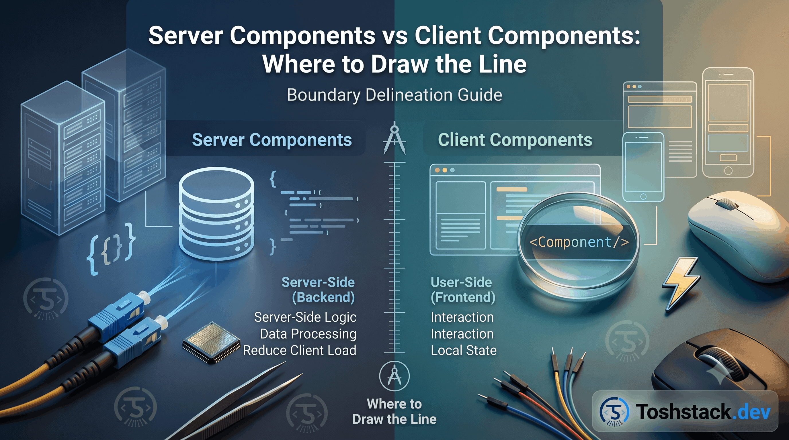 Server Components vs Client Components: Where to Draw the Line