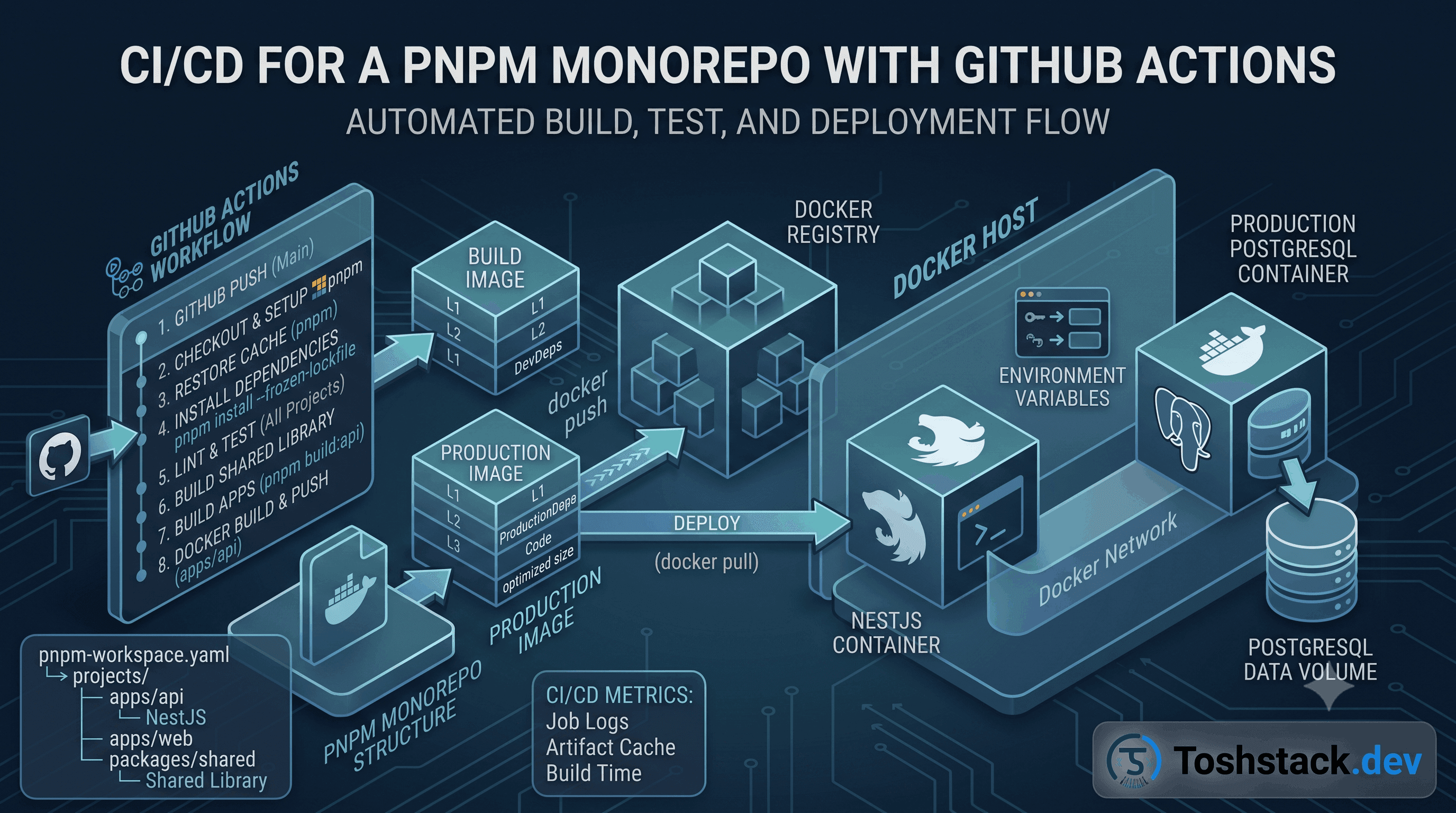 CI/CD for a pnpm Monorepo with GitHub Actions