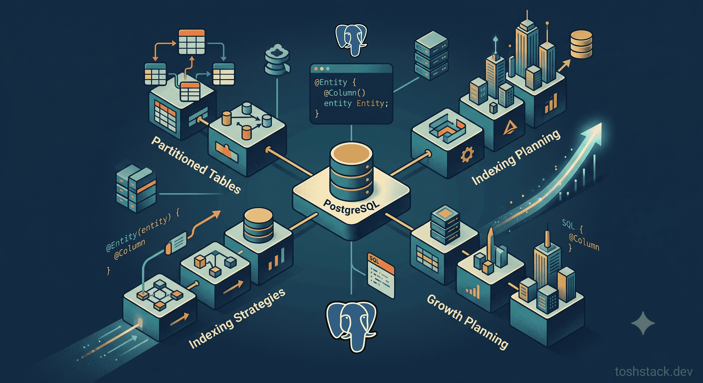 Designing a PostgreSQL Schema with TypeORM That Survives Growth